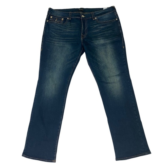 True Religion Ricky Relaxed Straight Cut Jeans Sz 42 - Picture 1 of 12